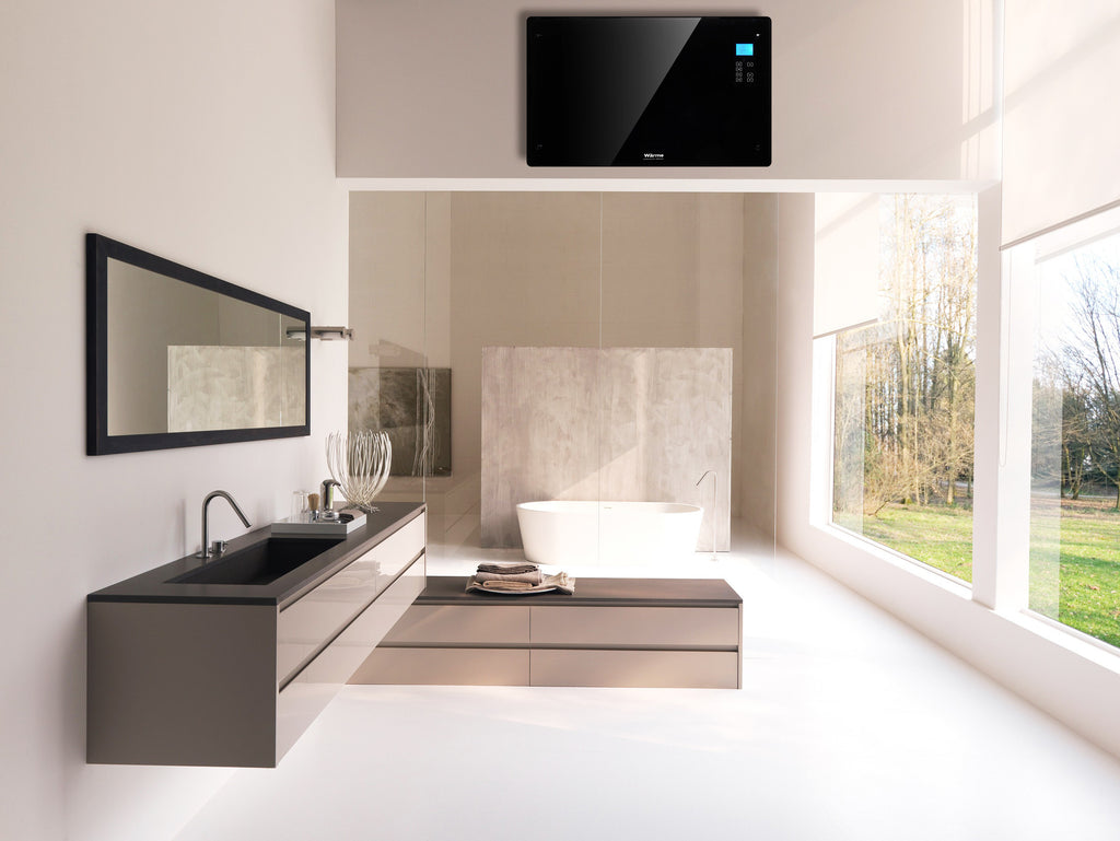 Programmed Home Heating with a Wärme designer electric heater with thermostat.