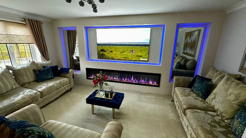 How to build a media wall on existing chimney breast
