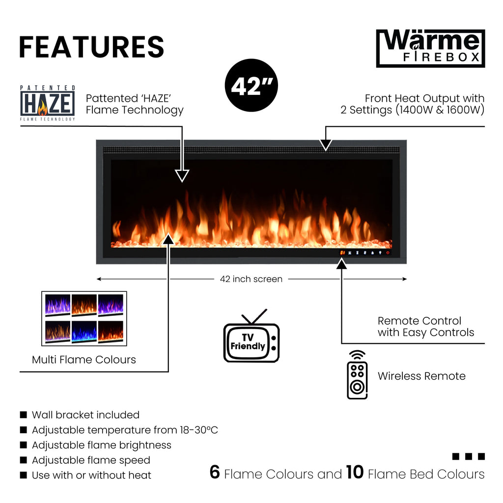 Wall Mounted Electric Fires and Surrounds