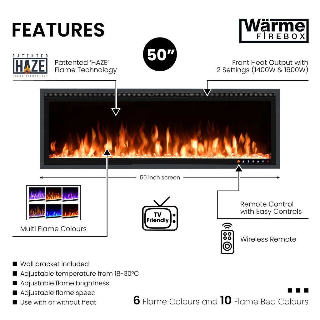 Best 50 Inch Electric Fireplace for Cozy & Stylish Living Spaces