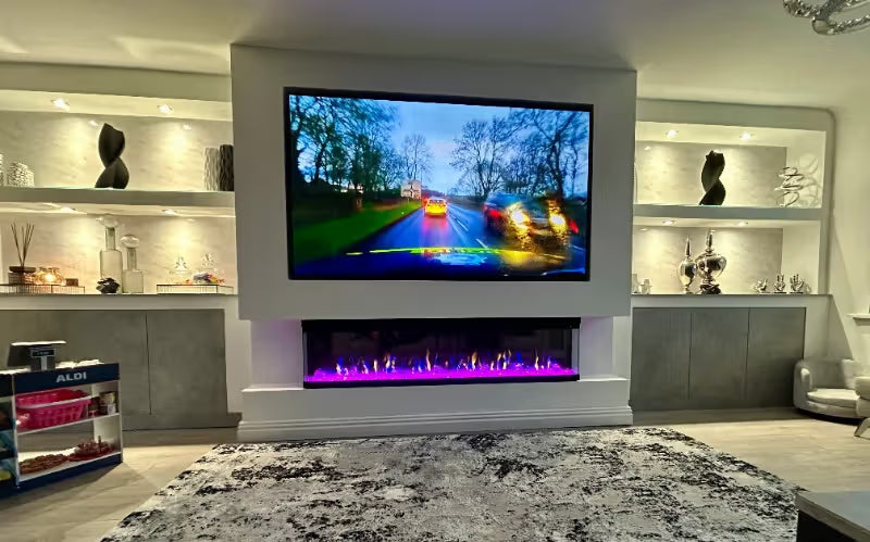 How to build a media wall with fire