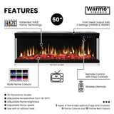 3D Wärme Firebox Panoramic 50