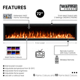 Wärme Firebox Panoramic 72